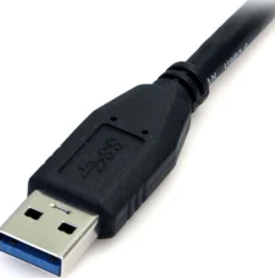 StarTech 0,5 m svart SuperSpeed USB 3.0-kabel A till Micro B 