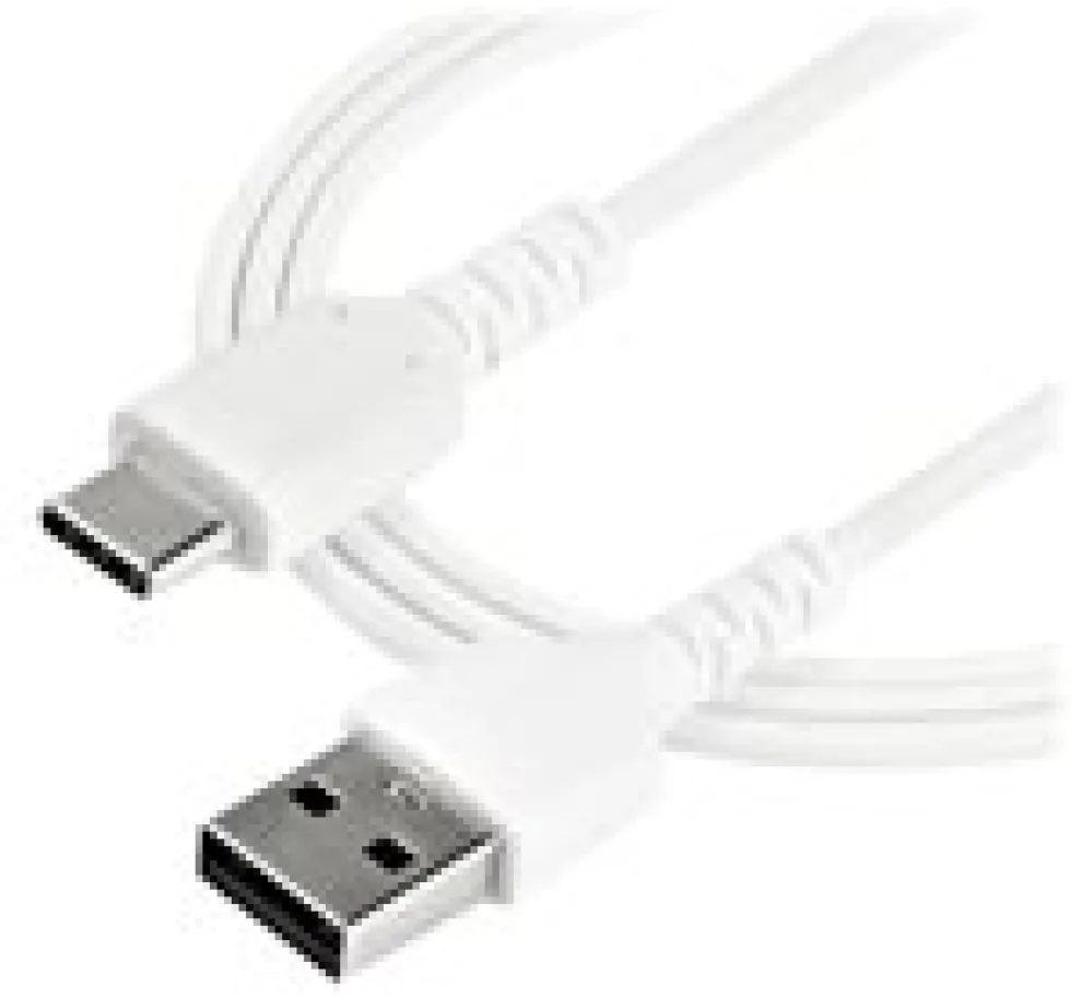 StarTech 2m USB A to USB C Charging Cable, Durable Fast Charge &