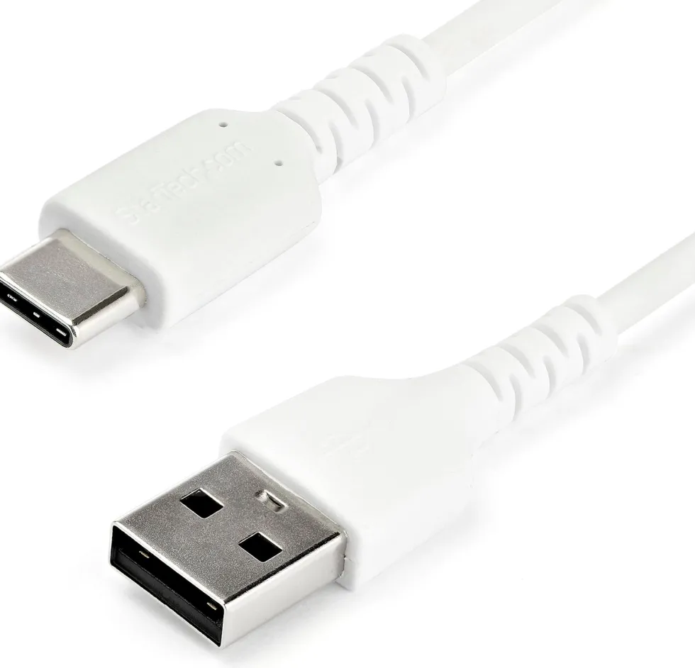 StarTech 2m USB A to USB C Charging Cable, Durable Fast Charge &