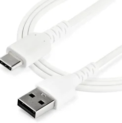 StarTech 2m USB A to USB C Charging Cable, Durable Fast Charge &
