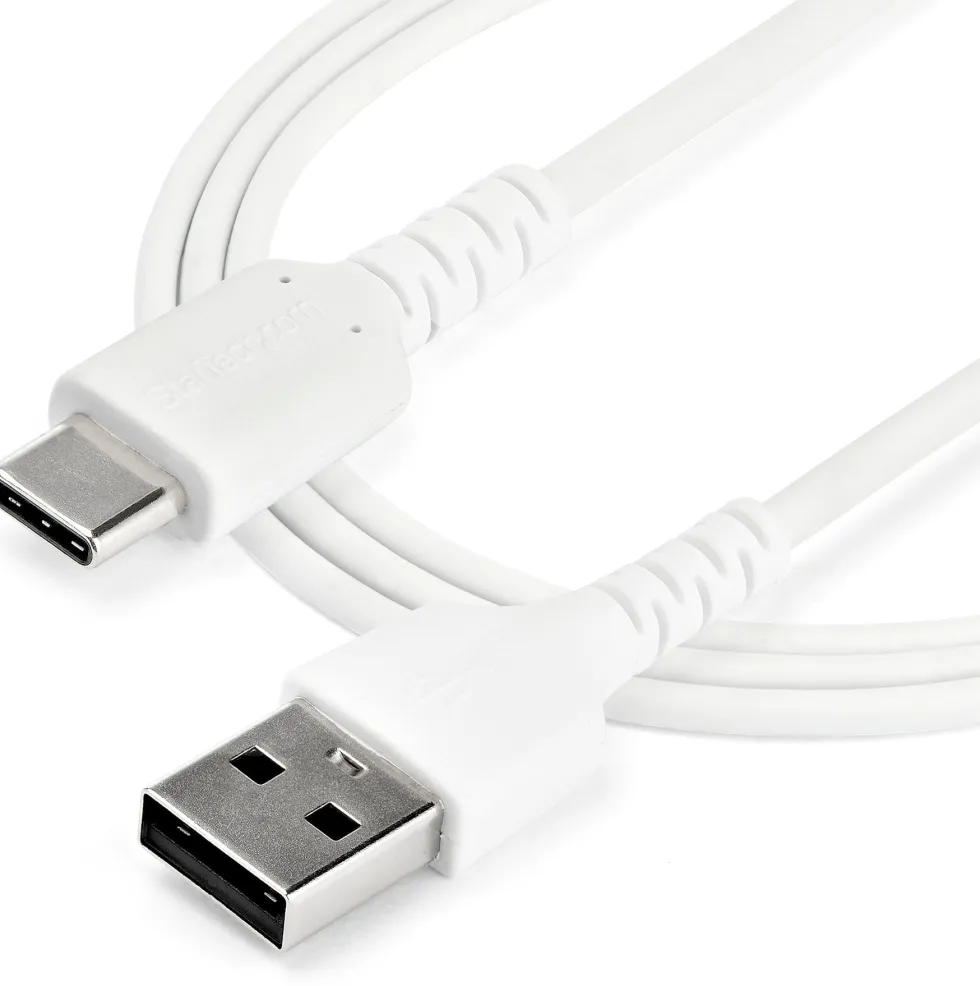 StarTech 2m USB A to USB C Charging Cable, Durable Fast Charge &