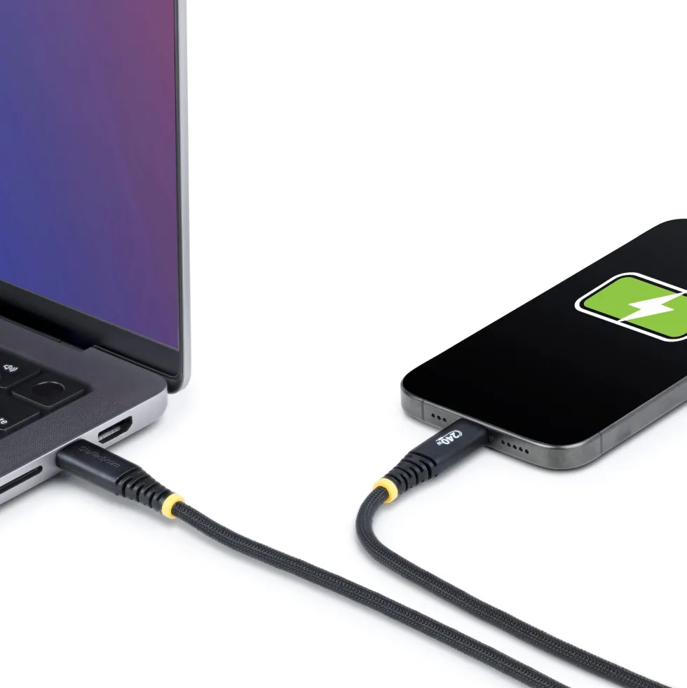 StarTech 2m USB-C Charging Cable, 240W, Silicone Jacket w/Braid
