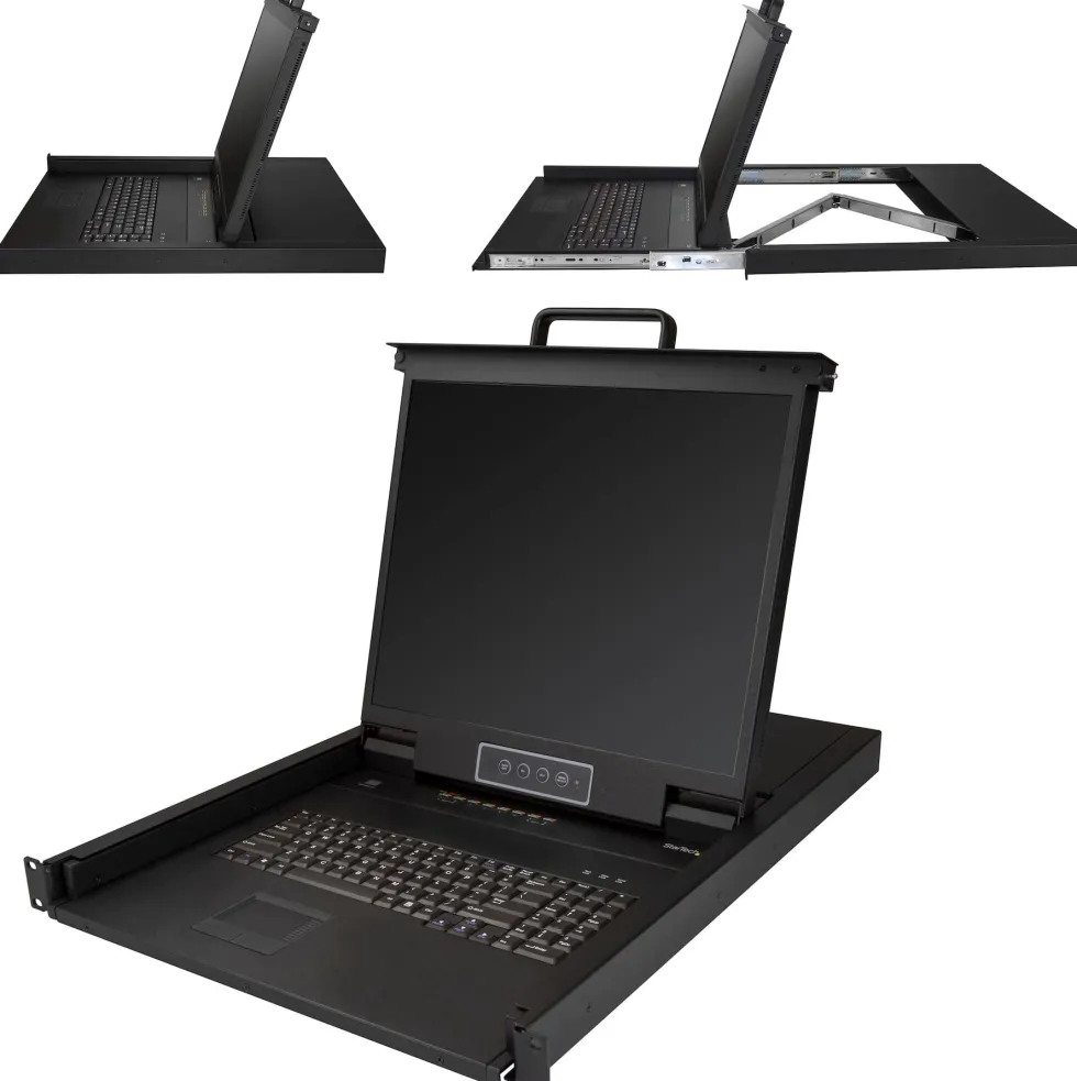 StarTech 8-ports rackmonterad KVM-konsol med 1,8 m kablar