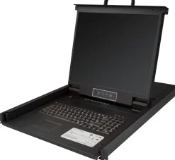 StarTech 8-ports rackmonterad KVM-konsol med 1,8 m kablar