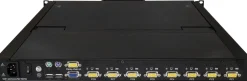 StarTech 8-ports rackmonterad KVM-konsol med 1,8 m kablar