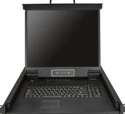 StarTech 8-ports rackmonterad KVM-konsol med 1,8 m kablar