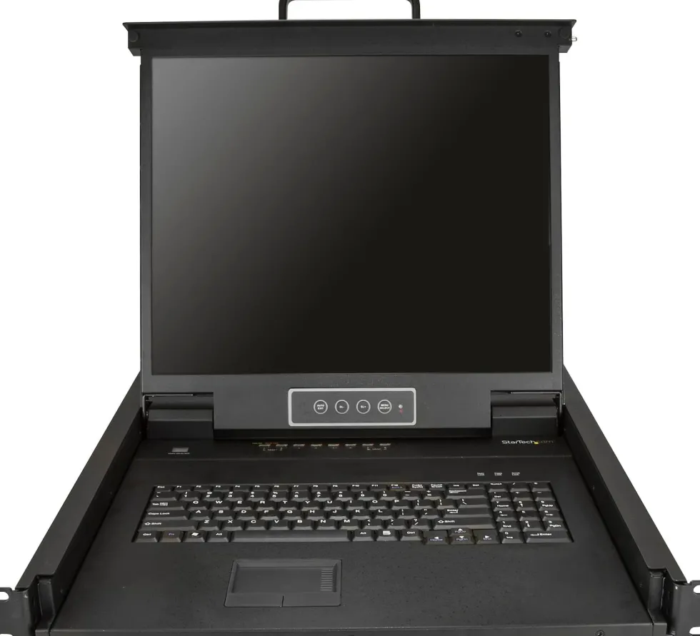 StarTech 8-ports rackmonterad KVM-konsol med 1,8 m kablar
