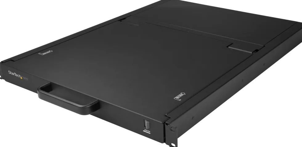 StarTech 8-ports rackmonterad KVM-konsol med 1,8 m kablar