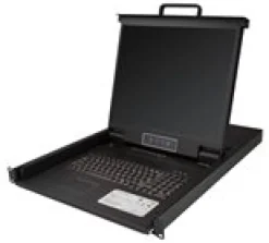 StarTech 8-ports rackmonterad KVM-konsol med 1,8 m kablar
