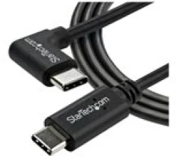 StarTech Right Angle USB-C Cable - 1m / 3 ft - Reversible - M/M