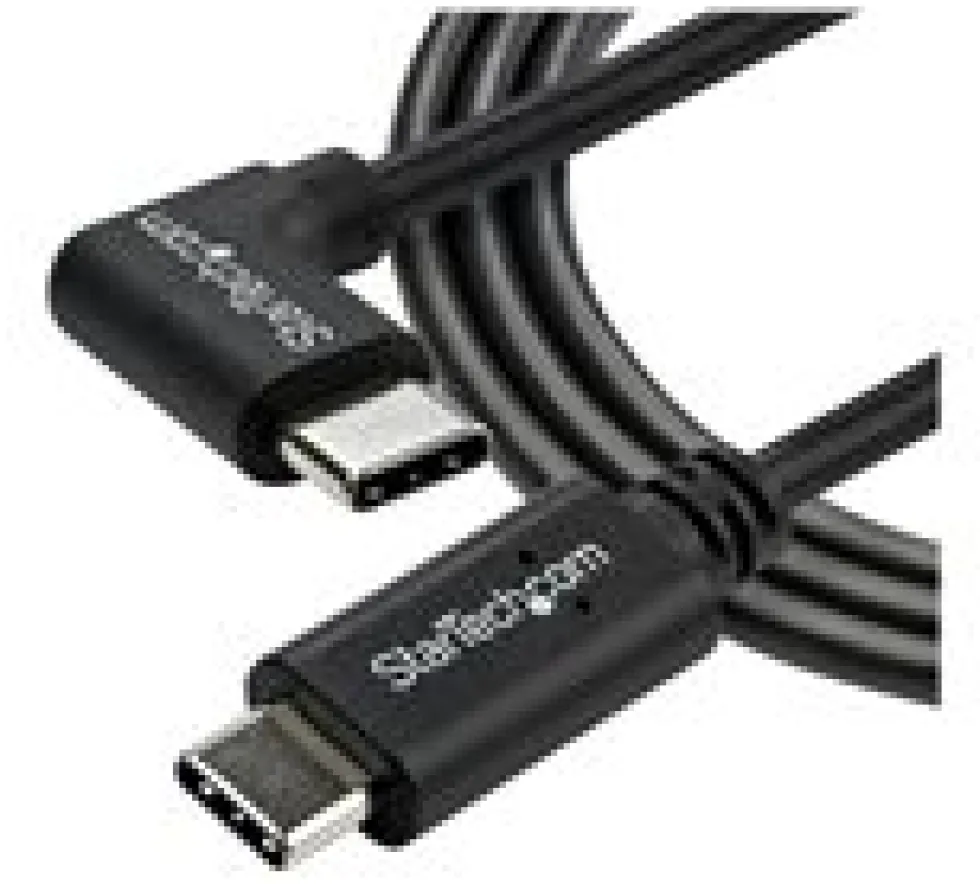 StarTech Right Angle USB-C Cable - 1m / 3 ft - Reversible - M/M