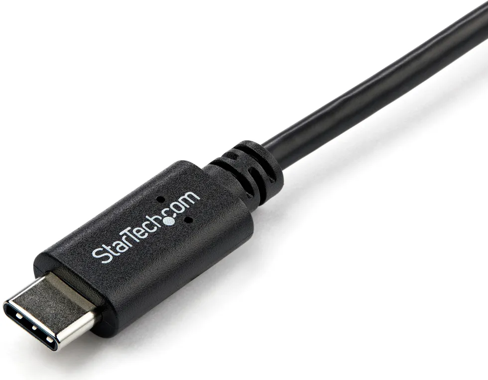 StarTech Right Angle USB-C Cable - 1m / 3 ft - Reversible - M/M