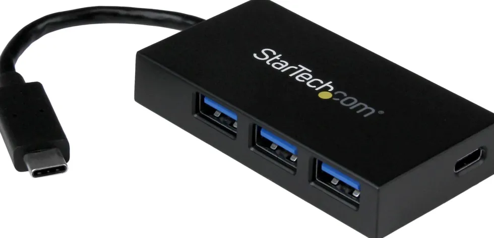 Startech USB-C-hubb med 4 portar - USB-C till 1x USB-C och 3x