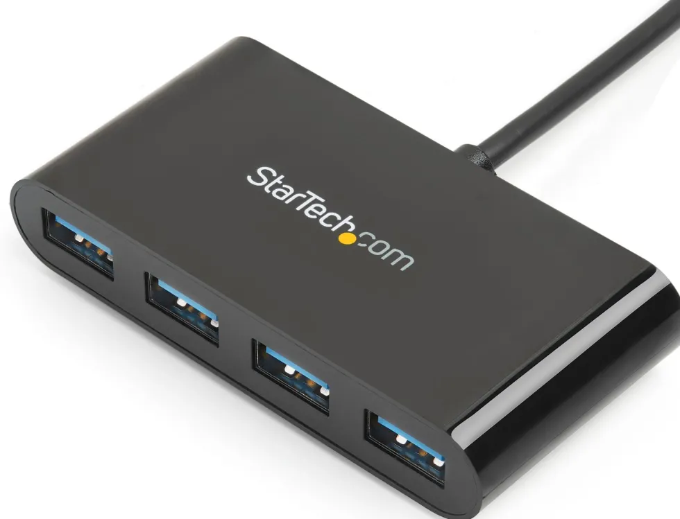 Startech USB-C-hubb med 4 portar - USB-C till 4x USB-A - USB