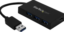 Startech USB-hubb med 4 portar - USB 3.0 - USB-A till 3x USB-A