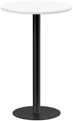 Ståbord 110cm Ø70cm vitlaminat