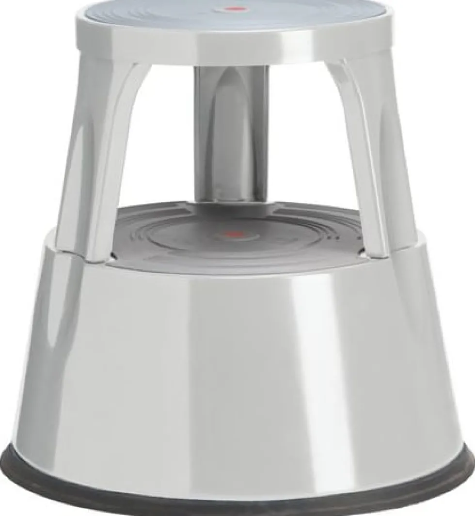 Stegpall Twinco Twin Steel Grå, höjd 41cm