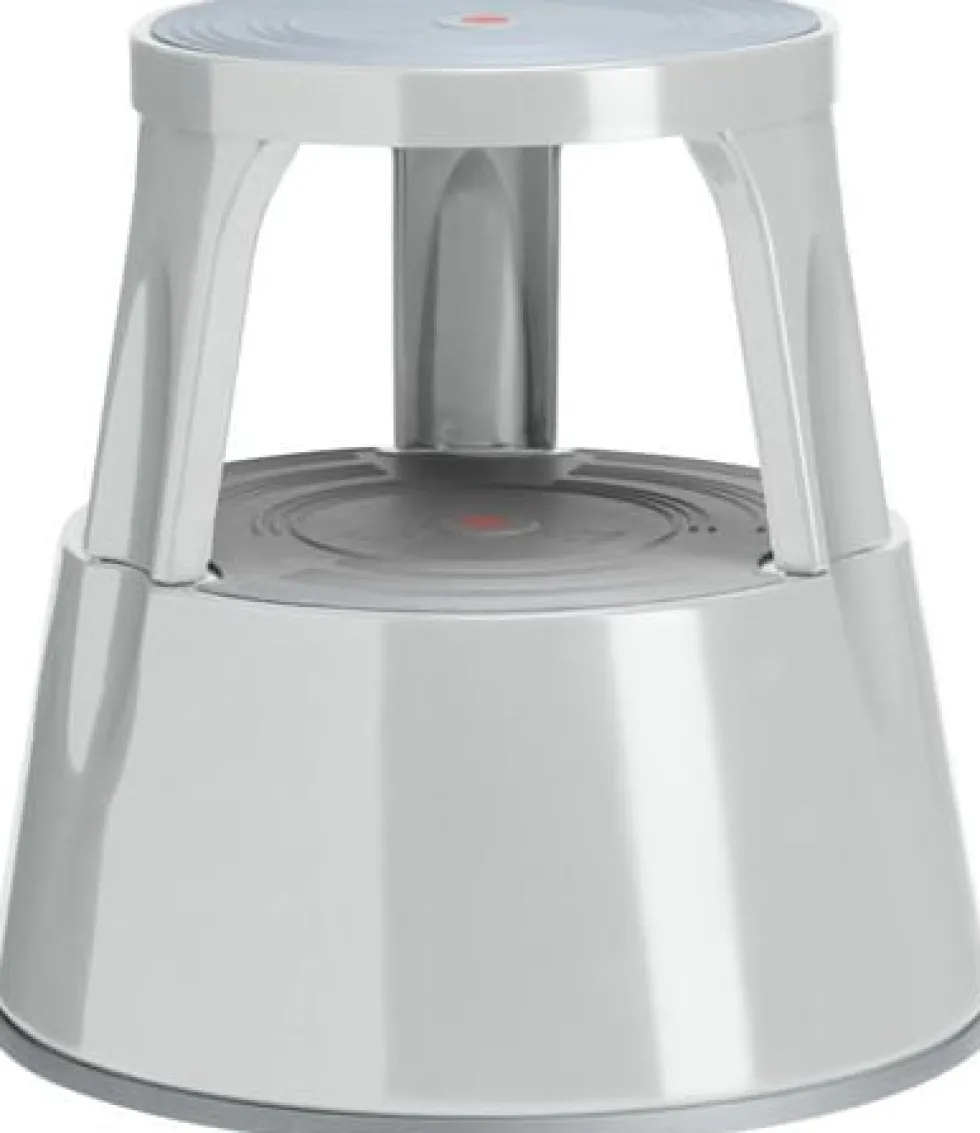Stegpall Twinco Twin Steel Grå, höjd 41cm