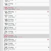 Stor Bordskalender Elegant 2027