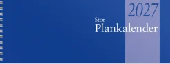 Stor Plankalender 2027 spiralbunden