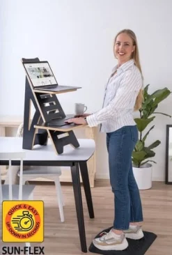 SUN-FLEX®EASYDESK RISE, Natural Black