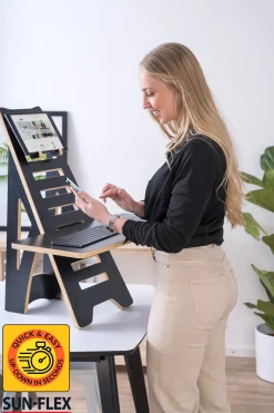 SUN-FLEX®EASYDESK RISE, Natural Black