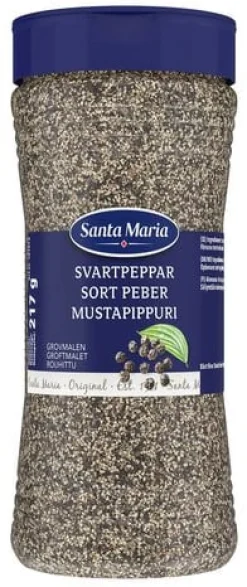 Svartpeppar SANTA MARIA grovmalen 217g