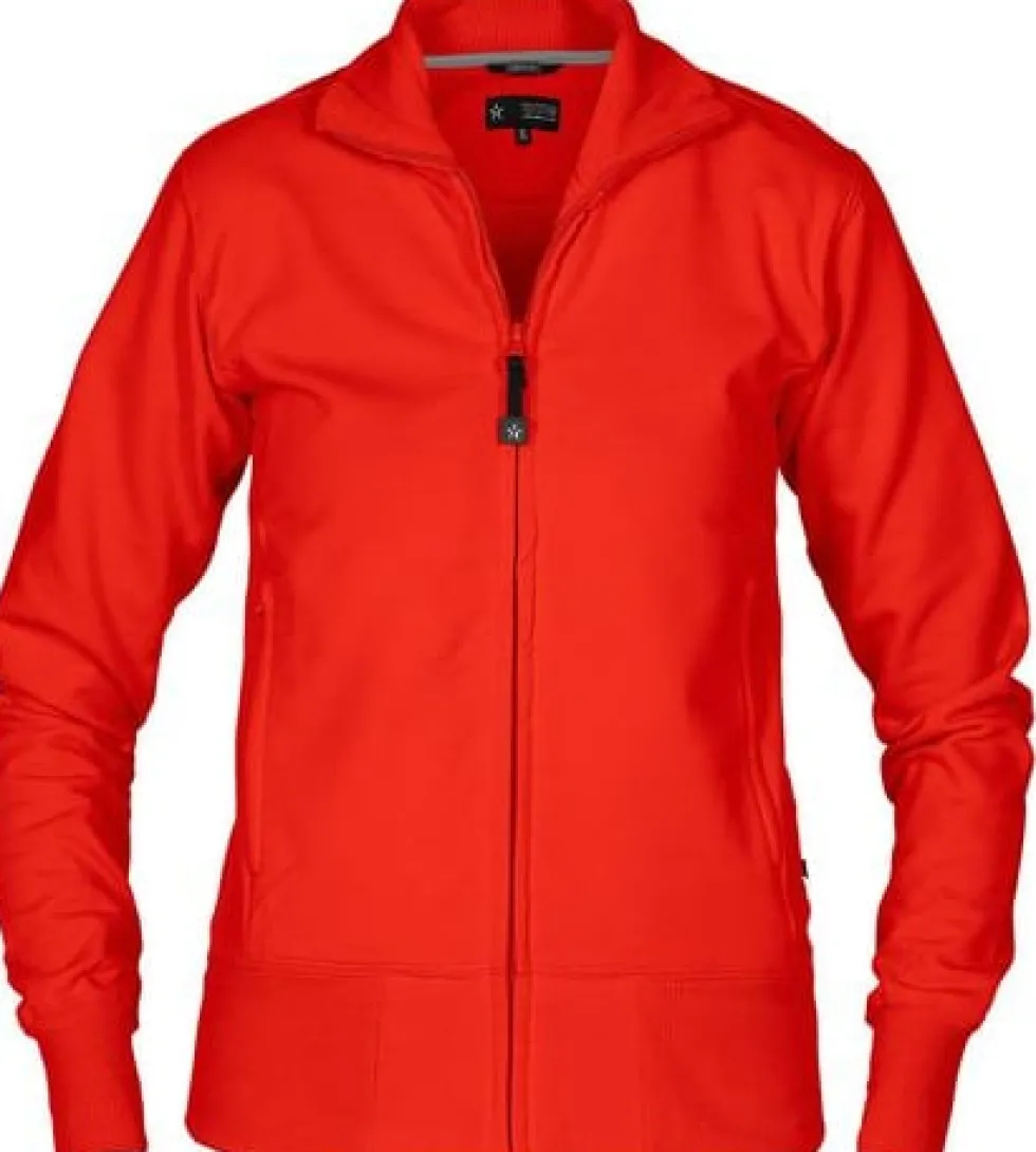 Sweatjacka TEXSTAR WC04 dam röd XL