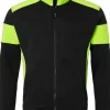 Sweatjacka TOP SWEDE 223 sv/fl gul 5XL