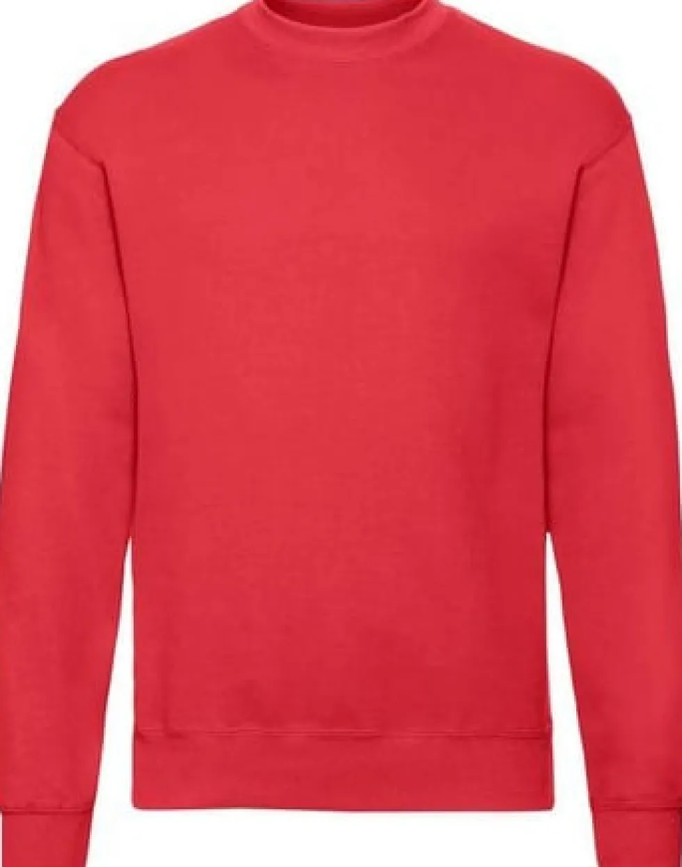 Sweatshirt FRUIT 62202 röd 2XL