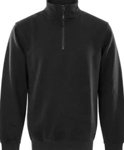 Sweatshirt halfzip FRISTADS 1737 sv S