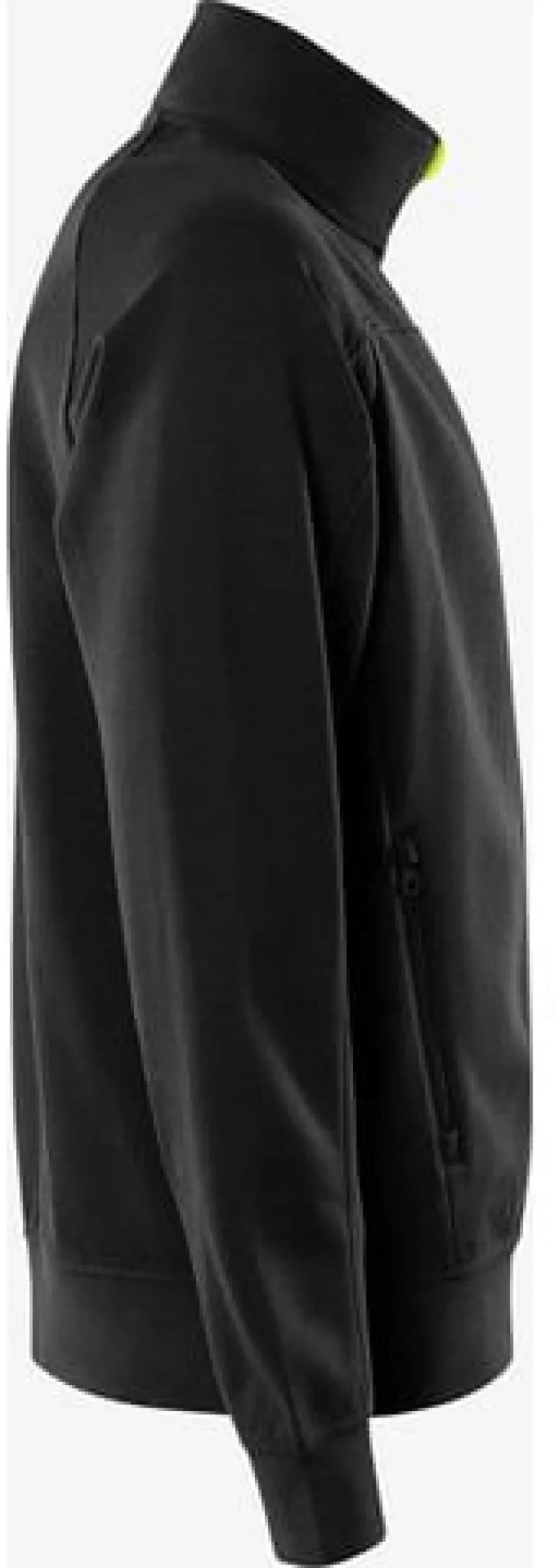 Sweatshirt jacka FRISTAD 7552 2XS sv/gul