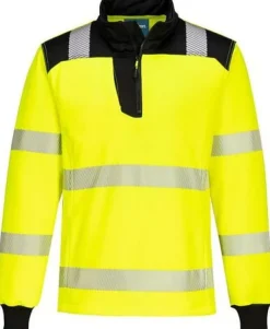 Sweatshirt PW3 Hi-Vis 1/4 Zip gul S