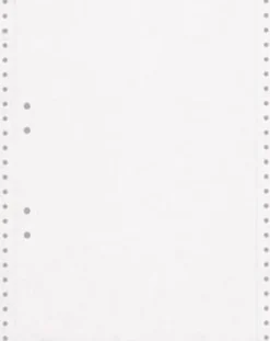 Tabulatorpapper Otryckt, ohålat, 210mm x 12 tum, 2500/kt