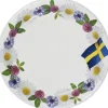 Tallrik blommor 23cm FSC 8/fp