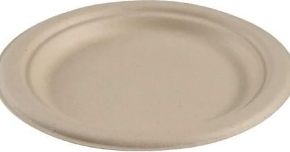 Tallrik Miljö Bagasse 18 cm 50/fp