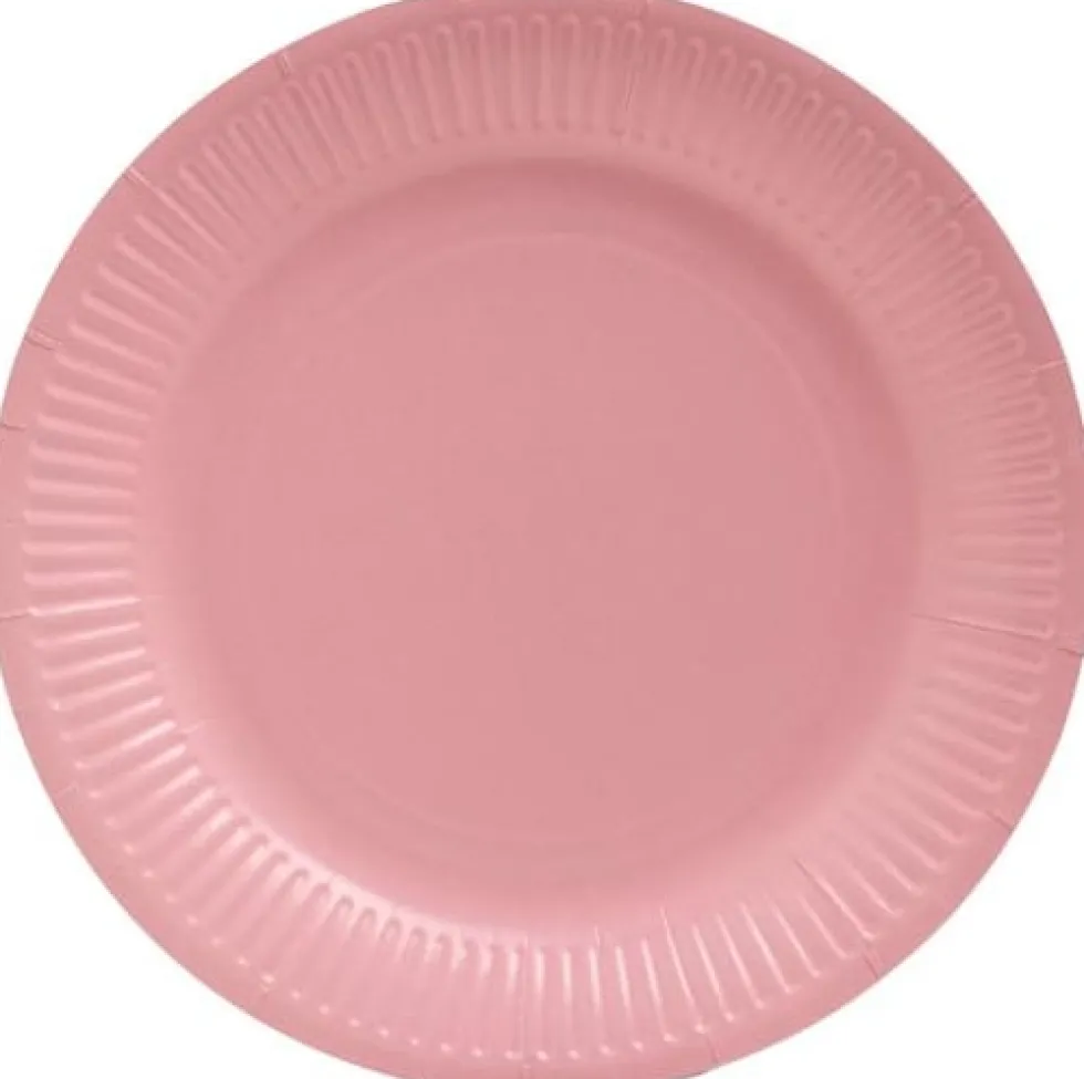 Tallrik PRONAPPE papper 23cm rosa 20/fp