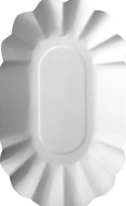 Tallrik PURE 90x160x30mm vit 250/fp
