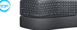 Tangentbord LOGITECH K860 ergo svart