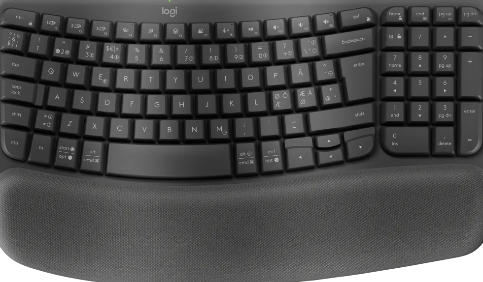 Tangentbord LOGITECH Wave Svart