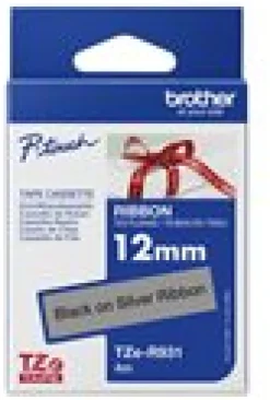 Tape BROTHER TZER931 12mm svart/silver