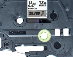 Tape BROTHER TZER931 12mm svart/silver