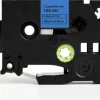 Tape 18mm TZe-541 svart på blå