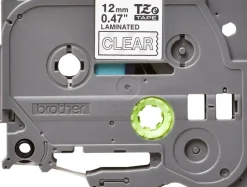Tape 12mm TZe-135 vit på klar