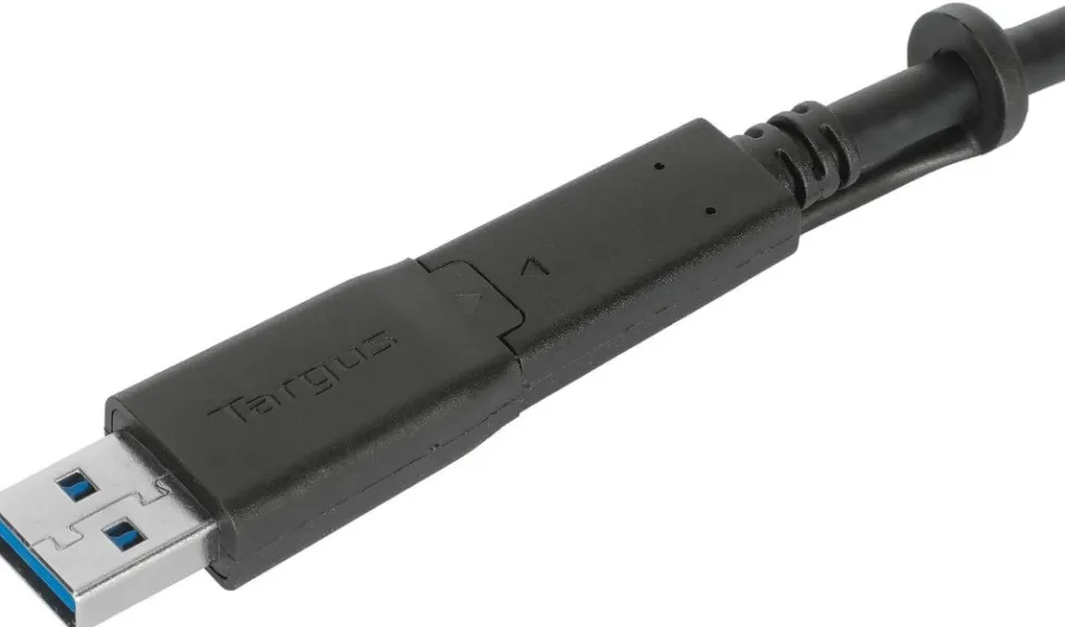 Targus - USB-kabeluppsättning - tumskruvar - svart - för Targus