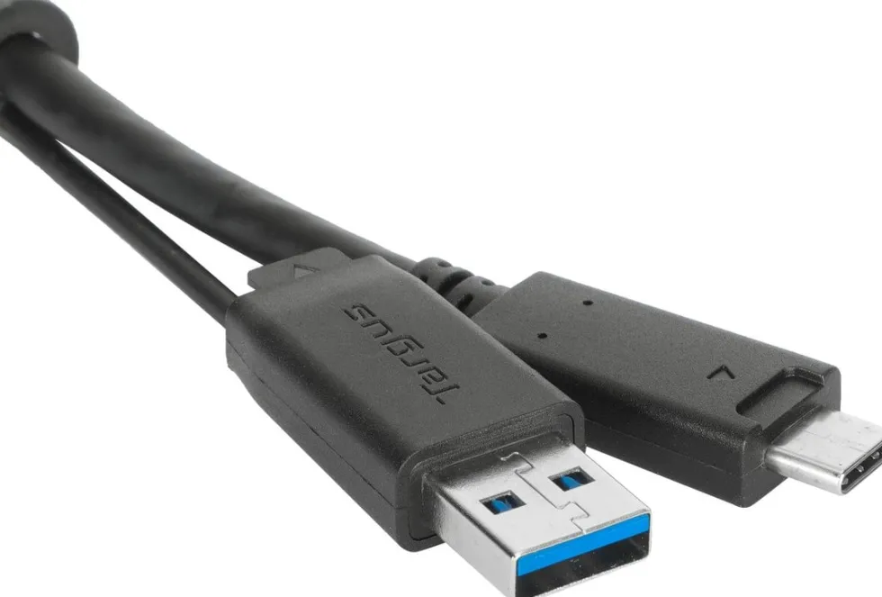 Targus - USB-kabeluppsättning - tumskruvar - svart - för Targus