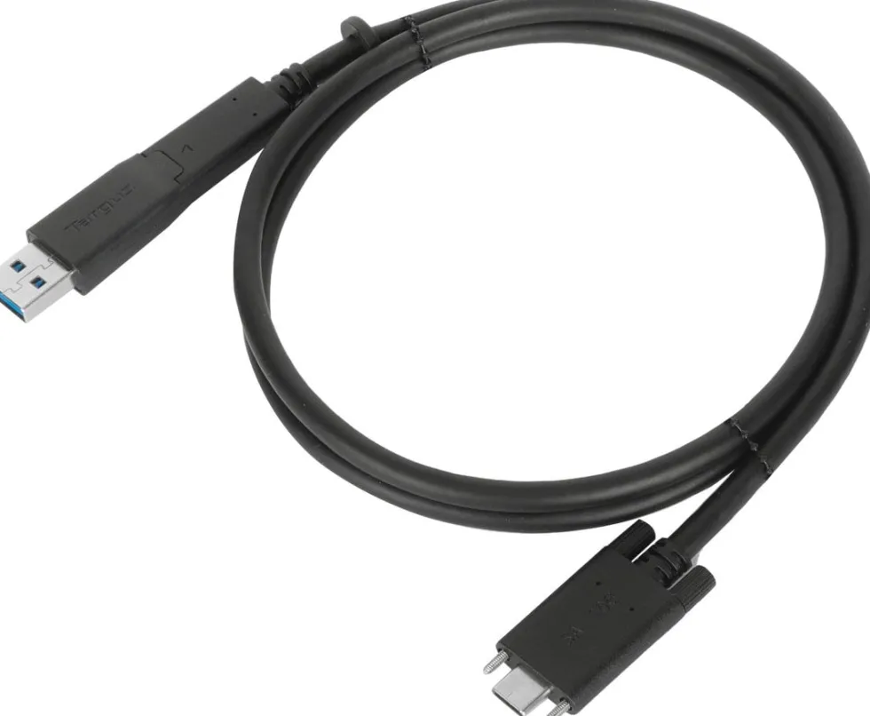 Targus - USB-kabeluppsättning - tumskruvar - svart - för Targus
