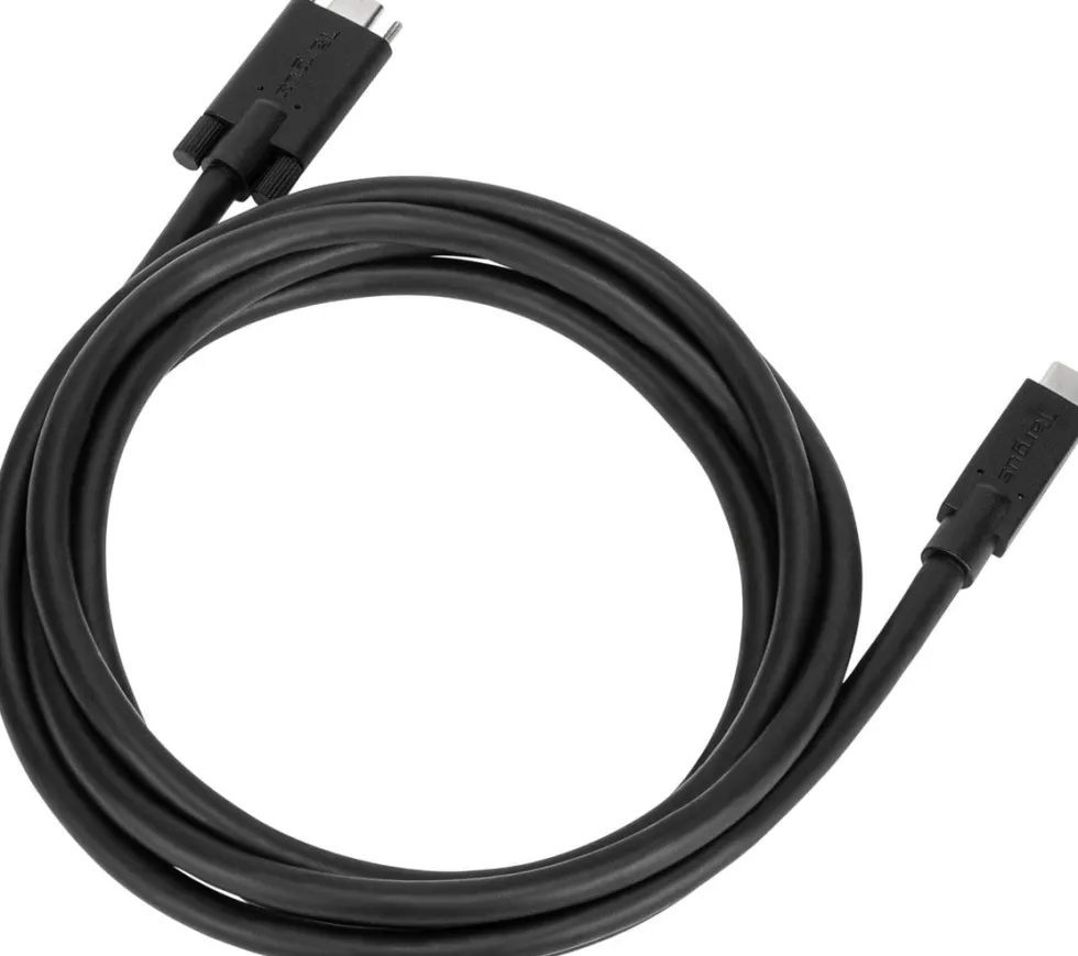 Targus - USB-kabel - USB-C (hane) till USB-C (hane) skruvbar