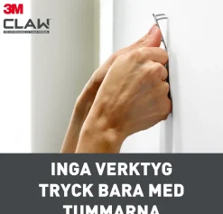 Tavelkrok för gipsvägg 20 kg 4 krokar