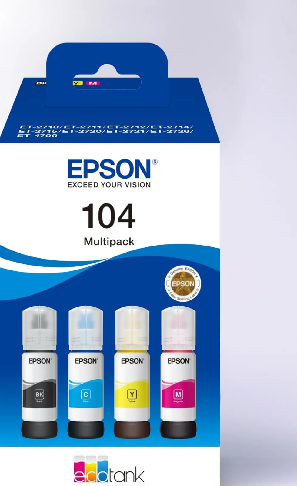 T104 EcoTank 4-colour Multipack